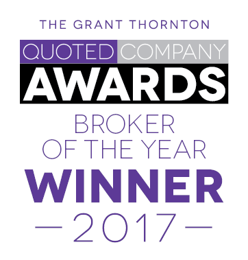Liberum wins Broker of the Year in the 2017 Quoted Company Awards